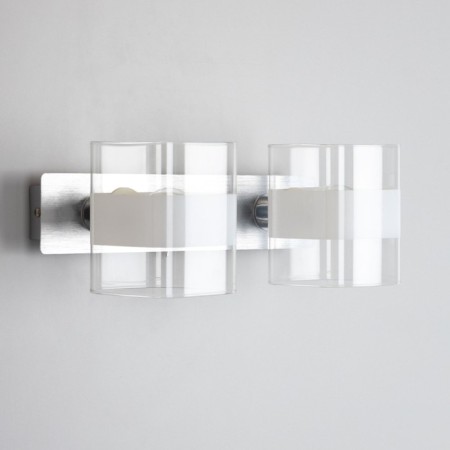Sconces Citilux "Virta" CL139320, 32x10 cm, 2x60W, E14, color gray color-4
