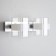 Sconces Citilux "Virta" CL139320, 32x10 cm, 2x60W, E14, color gray color