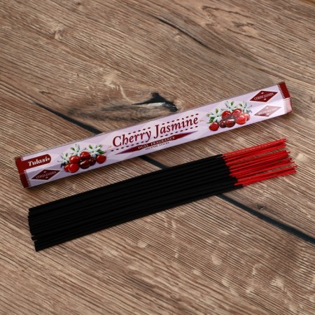 Incense "tulasi" 20 fragrances of cherry and jasmine-2