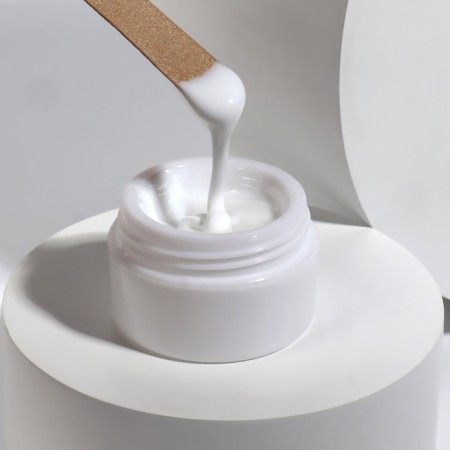 Fiber Gel для наращивания ногтей, со стекловолокном,15 мл, LED/UV, цвет белый-2