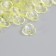 Beads for creativity Plastic "Busy Hat" set 50 pcs Transparent yellow 0.4x1x1 cm