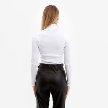 Turtleneck female, white color, size 46-48 (l)-5