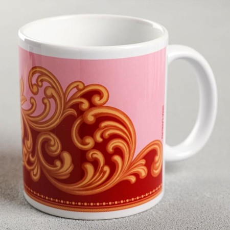 Sublimation "Golden Grandmother" of a monogram, 320 ml, with application-2