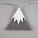 Garland “thread” 1.35 m with nozzles “Eskimo”, IP20, transparent thread, 10 LED, white glow, AAH2