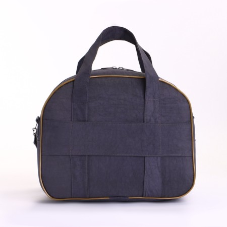 Small 37 L (S) suitcase with a SACVOYAGE bag, lightning department, extension, external pocket, gray color gray-10