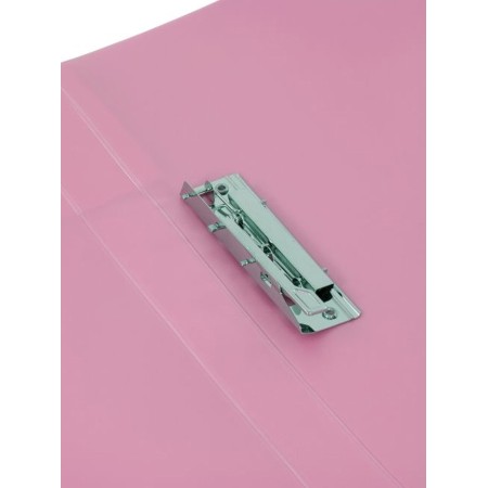 A folder with a spring -resource A4, 700 μm, 27 mm, calligrata top Pastel, internal and end pocket, up to 180 sheets, flamingos-1