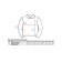 Turtleneck for a boy, height 128 cm