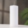 Candle - cylinder, 8x20 cm, 90 hours, 795 g, white