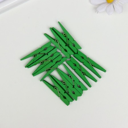 Brongs wood, 45 mm, (set10 pcs.) Green