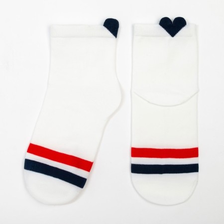Women's socks, white color, size 36-40-1
