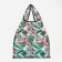 Household bag without fastening, blue/green color