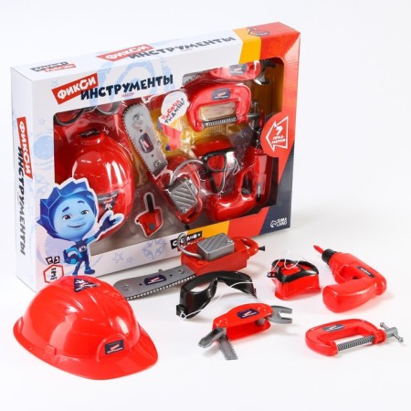 A set of firefighter with a helmet "fixed instruments"