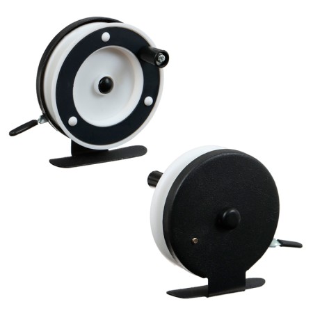 Inertial coil, metal plastic, diameter 7 cm, black white color, 801a-1