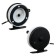 Inertial coil, metal plastic, diameter 7 cm, black white color, 801a