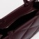 Bag Women's Tout with zipper, burgundy color