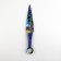 Wooden weapons, children's souvenir “graffiti”, Kunai knife, with stickers, 26 x 4 cm