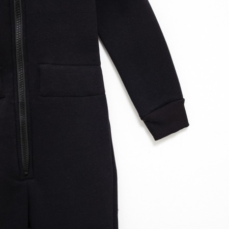 Комбинезон детский с начёсом KAFTAN "Basic line" р.26 (80-86), черный-6