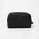 Cosmetic bag with lightning, black color