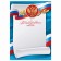 Gratitude letter "Russian Symbols", blue, 157 gr/sq.m