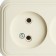 2-seater socket without grounding contact, 250V, 16A, IP20, PST16-30-20 (RA 16-237-BZ), SL 1022741