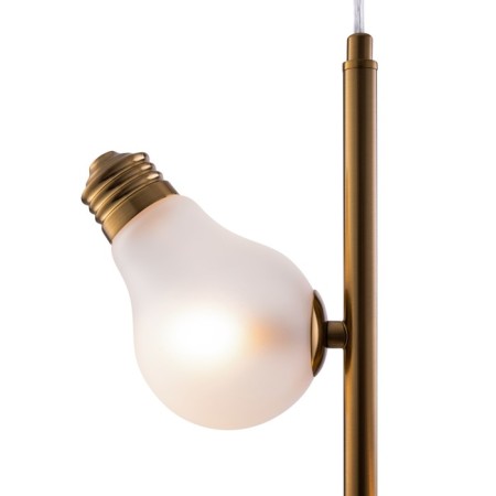 Suspended lamp Freya Fr5372PL-02BS EVIDENCE, 220x220x1500 mm, G9, 2x40W, brass color-3