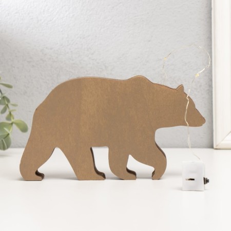 Souvenir tree Light "Brown Bear" 18x10 cm-4