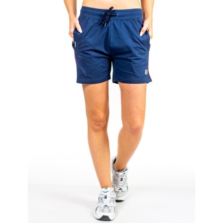 Women's shorts ise, size 48 cm, dark blue color-5