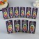 Show Box with candles for the cake numbers "Color Flame", 10.2 cm, 50 pieces