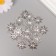 Decor for creativity Metal "Bright Sun" silver 2.8x2.5 cm