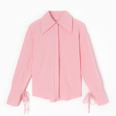 Women's shirt Minaku: Casual Collection Pink color, pr 42-5