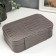 Casket to the leatherette for jewelry "Python leather" gray matte 7x22.5x14.5 cm
