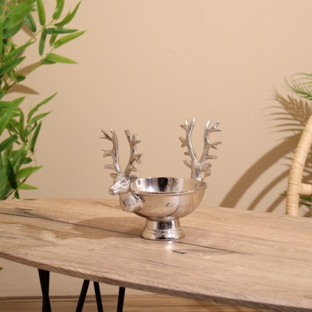 Vase "Deer" aluminum 26x16x20 cm