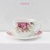 Service Porcelain Tea Daulaan "Rose", 12 objects: a cup 250 ml, a saucer d = 15 cm