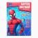 Cardboard color, A4, 10 sheets, 10 colors, non-unilateral, in folder, 220 g/m², Spider-Man