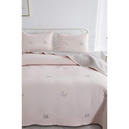 A set with a "Jacqueline" bedspread, size 230x250 cm, 50x70 cm - 2 pcs, color of the powder-7