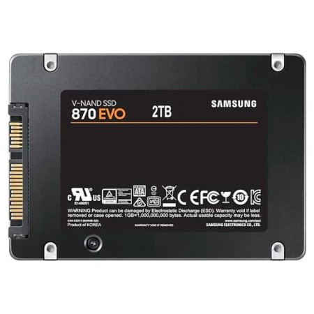 SSD Samsung Sata III 2TB MZ-77E2T0BW 870 EVO 2.5 "-4