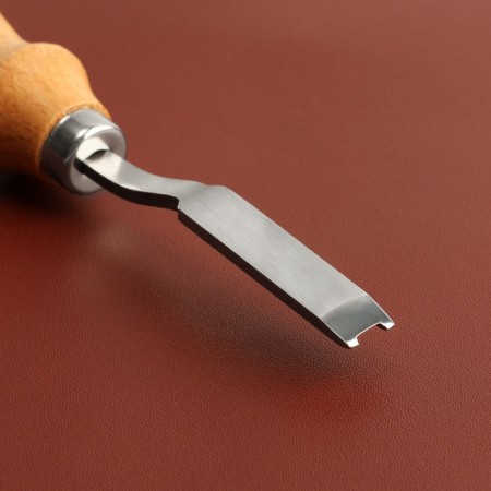 French -type beveler, for skin, 15.4 cm, hole 5.8 mm-2
