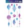 Stickers on the glass "New Year's toys", reusable, 20 x 34 cm, New Year