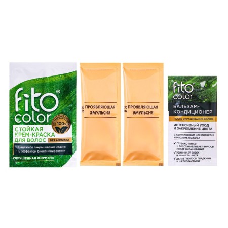 Persistent hair cream Fitocolor hair, chocolate tone, 115 ml-4