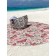 Pareo and beach rug "Spring butterflies", d = 150 cm