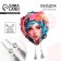Hair rim with decorative elements Beauty, 0.8 x 13 x 24 cm