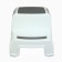 Baby stand with rubberized steps, 36x33x25cm, white/gray color