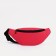 Lightning waist bag, external pocket, fuchsia color