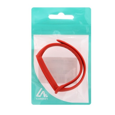 Mi Band 5/6 Luazon fitness bracelet strap, silicone, red-3