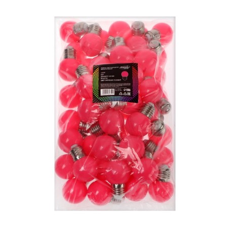 LED LEAZON Lighting "ball", G45, E27, 1.5 W, for Bels Lita, Pink-3