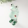 Souvenir Ceramics "Frog in rubber boots, with God's cow" 11.2x8.2x22.2 cm