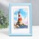 Photo frame Plastic "Rainbow" 10x15 cm, blue