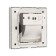 Built-in lamp for the stairs, NL-34, engine sensor. 1.5 W, 60 lm, 3000k, silver