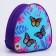 Baby backpack for a girl with a patch "Butterflies", 23x20.5 cm,