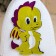Bath cap with children's applique "Dragon"